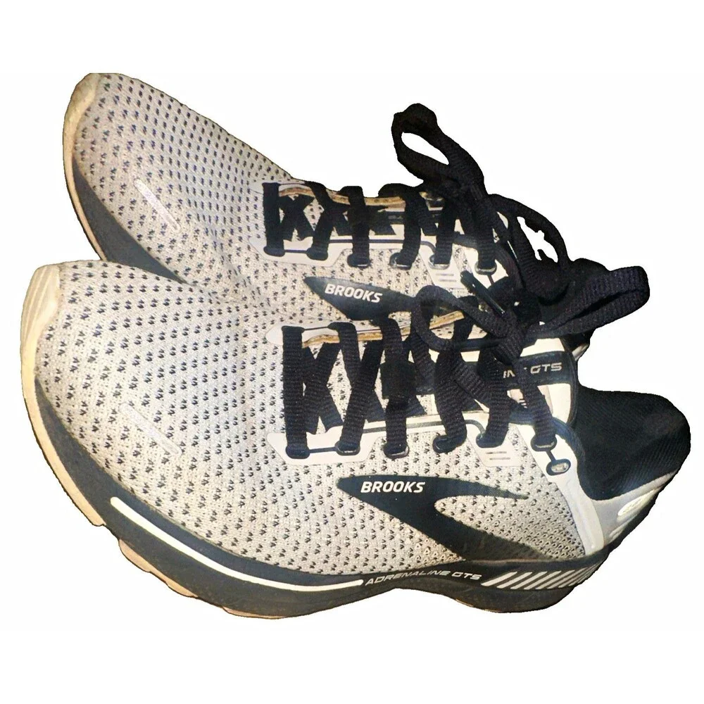 Brooks Adrenaline GTS Women’s Running Shoes Gray Black Size 7 B Cushion Support